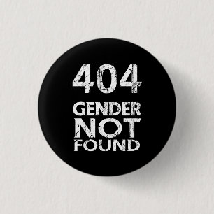 Bóton Redondo 2.54cm 404 Gênero não encontrado - Orgulho de Agender