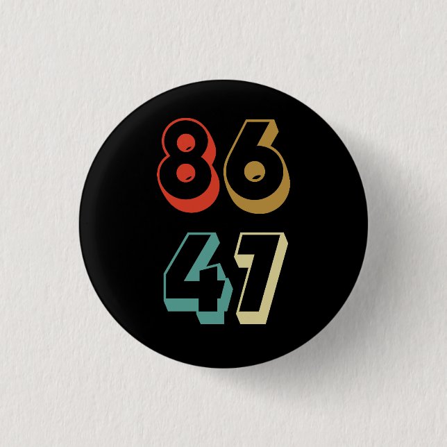 Bóton Redondo 2.54cm 8647 Anti-Trump (Frente)