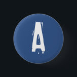 Bóton Redondo 2.54cm "A" Alphabet Collectible ( nº 2)<br><div class="desc">Botão "A" nº 2 (de 20) da série "A-Z" coletável." Estas teclas incluem: 1) uma maneira divertida e encorajadora de ensinar às crianças o alfabeto inglês - dar-lhes um botão de cada vez por cada novo conjunto de letras que estão aprendendo 2) um excelente presente para um professor de crianças...</div>