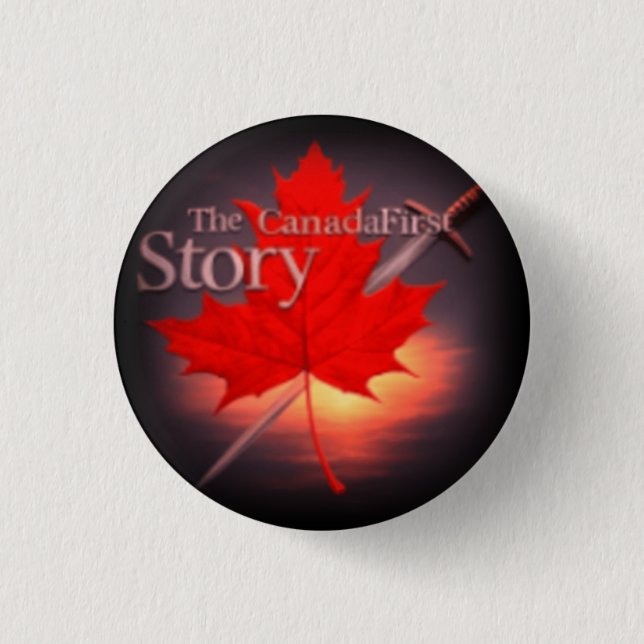BÓTON REDONDO 2.54CM A HISTÓRIA DO CANADAFIRST (Frente)