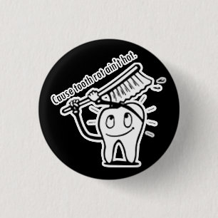 Bóton Redondo 2.54cm A podridão do dente não está quente