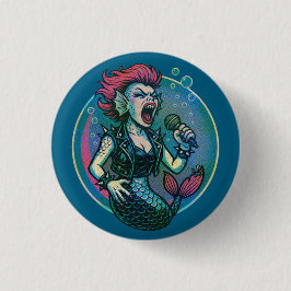 Bóton Redondo 2.54cm a Siren Blaring