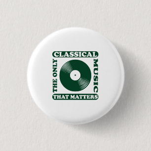 Bóton Redondo 2.54cm A única música clássica