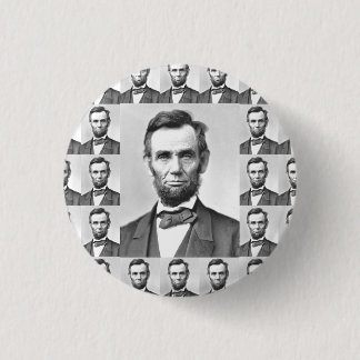 Bóton Redondo 2.54cm Abraham Lincoln