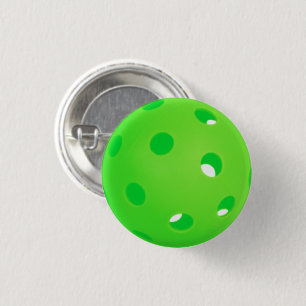 Bóton Redondo 2.54cm Acessório de bola de picleball verde brilhante