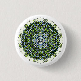 Bóton Redondo 2.54cm Achillean Mandala Button