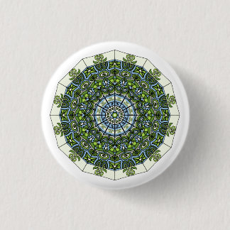 Bóton Redondo 2.54cm Achillean Mandala Button