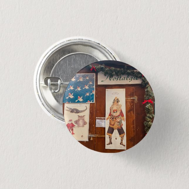 Bóton Redondo 2.54cm Alemanha Mercado Natal Munique (Frente & Verso)