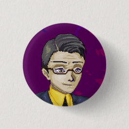 Bóton Redondo 2.54cm Alexander - pequeno pin-back