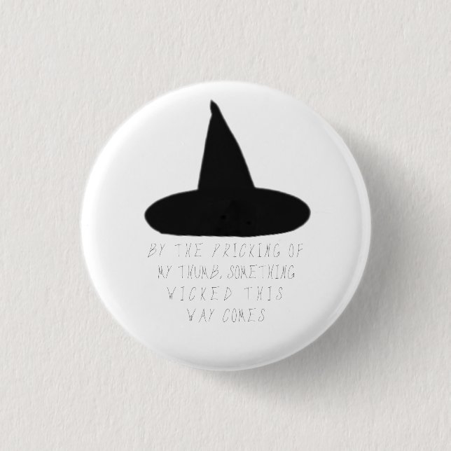 Bóton Redondo 2.54cm "Algo Mal Assim Vem" (Frente)