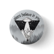 Aliens acreditam em você, montanhas e ufo Pin
