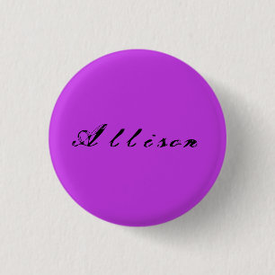 Bóton Redondo 2.54cm Allison antiguidade preta órfão do scrip afligid