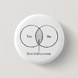 Bóton Redondo 2.54cm Amor