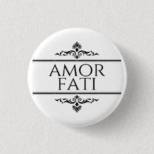 Bóton Redondo 2.54cm Amor Fati