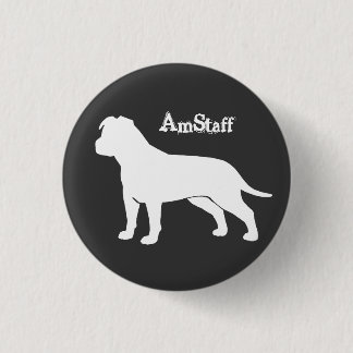 Bóton Redondo 2.54cm AmStaff com orelhas caídas