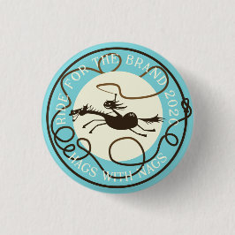 Bóton Redondo 2.54cm Ande pelo botão da Marca 2020