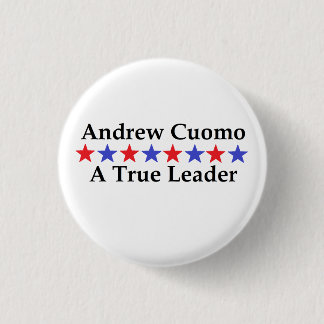 Bóton Redondo 2.54cm Andrew Cuomo A True Leader