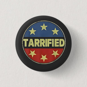 Bóton Redondo 2.54cm Anit Trump Patriótico Americano Tarrficado