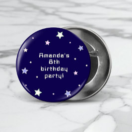 Bóton Redondo 2.54cm Aniversário de criança de Jogo de Arcade Retroativ