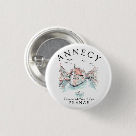 Bóton Redondo 2.54cm Annecy França – Veneza dos Alpes