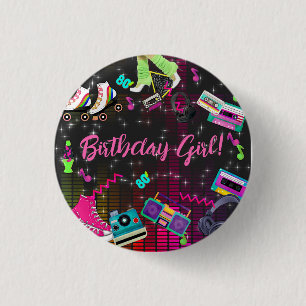 Bóton Redondo 2.54cm Anos 80 Retroativo, Retroativo, Qualquer Idade