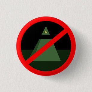 Bóton Redondo 2.54cm Anti todo o botão de vista do olho