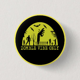 Bóton Redondo 2.54cm Apenas Víblias Zombie