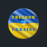 Bóton Redondo 2.54cm Apoiar a Liberdade do Botão da Ucrânia - Bandeira<br><div class="desc">Apoiem Botões Ucrânia - Paz - Bandeira Ucraniana - Liberdade - Solidariedade - Forte Juntos - Vitória da Liberdade! Vamos faz do mundo um lugar melhor - todos juntos! Um mundo melhor começa - depende - precisa de você também! Você pode transferir para mais de 1000 produtos Zazzle. Redimensionar e...</div>