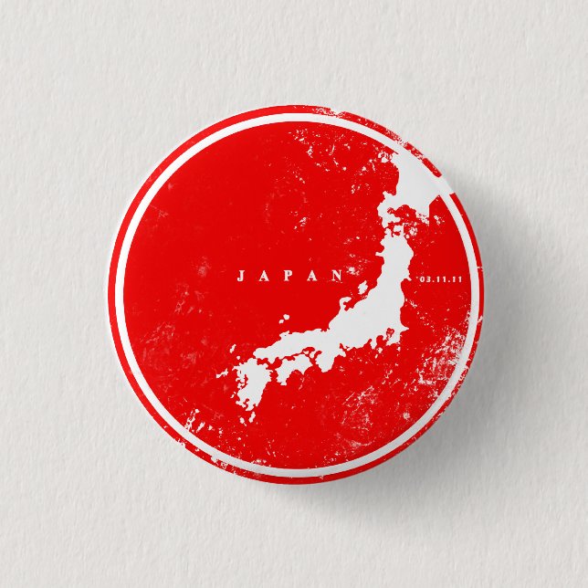 Bóton Redondo 2.54cm apoio japão (Frente)
