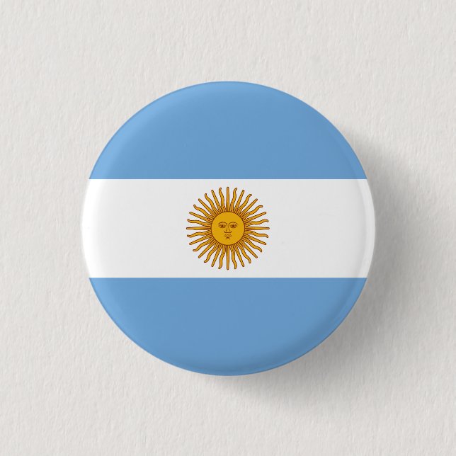 Bóton Redondo 2.54cm Argentina (Frente)
