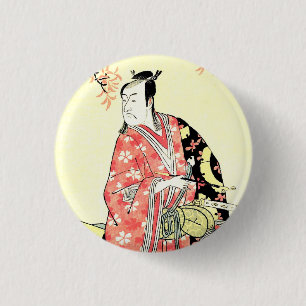 Bóton Redondo 2.54cm Arte clássica ukiyo-e tradicional japonesa