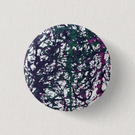 Bóton Redondo 2.54cm Arte em Mármore Roxo, Verde, Rosa