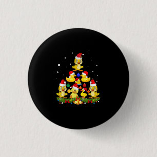 Bóton Redondo 2.54cm Árvore de Natal Duck