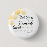 As palavras amáveis são como o Pin do favo de mel