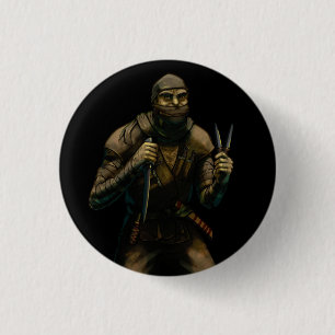Bóton Redondo 2.54cm Assassino de Orc