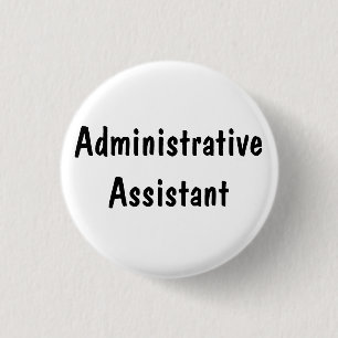 Bóton Redondo 2.54cm Assistente Administrativo
