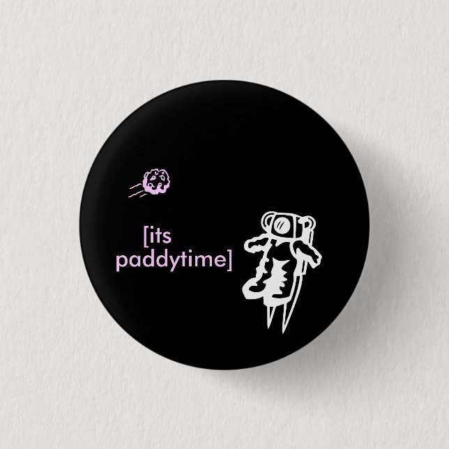 Bóton Redondo 2.54cm astronauta (Frente)