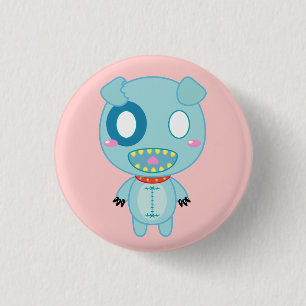 Bóton Redondo 2.54cm Asyl o cão