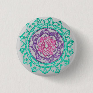 Bóton Redondo 2.54cm Aterrando o Pin da mandala por Megaflora