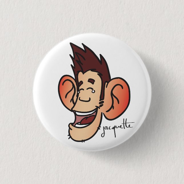 Bóton Redondo 2.54cm avatar jacquette divertido (Frente)