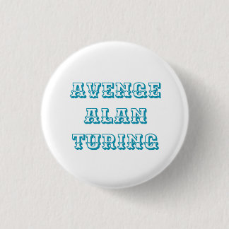 Bóton Redondo 2.54cm Avenge Alan Turing Pin