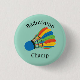 Bóton Redondo 2.54cm Badminton Design