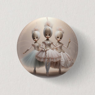 Bóton Redondo 2.54cm Ballet do Quebra-Nozes Moda-Dançarinos Árabes