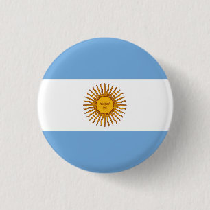 Bóton Redondo 2.54cm Bandeira Argentina (argentina)