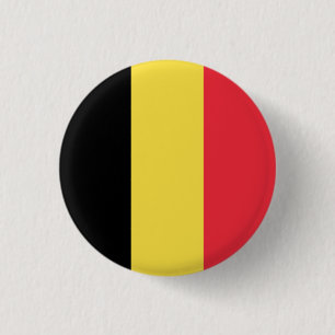 Bóton Redondo 2.54cm Bandeira Belga Patriótica