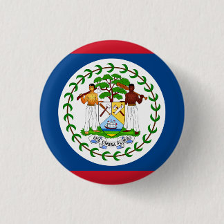 Bóton Redondo 2.54cm Bandeira Belizena, Bandeira do Belize