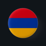 Bóton Redondo 2.54cm Bandeira da Armênia<br><div class="desc">Bandeira da Armênia</div>