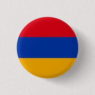 Bóton Redondo 2.54cm Bandeira da Armênia