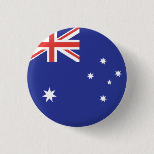 Bóton Redondo 2.54cm Bandeira da Austrália