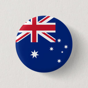 Bóton Redondo 2.54cm Bandeira da Austrália
